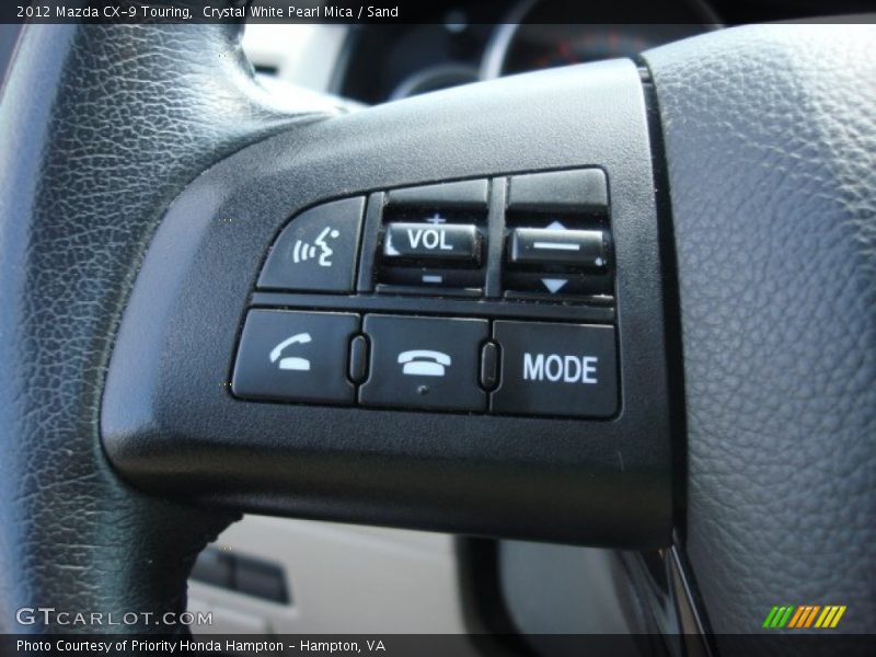Crystal White Pearl Mica / Sand 2012 Mazda CX-9 Touring