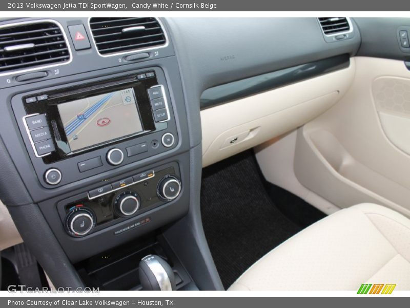 Candy White / Cornsilk Beige 2013 Volkswagen Jetta TDI SportWagen