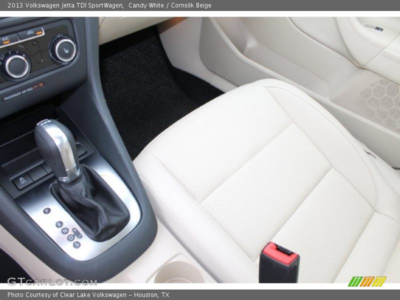 Candy White / Cornsilk Beige 2013 Volkswagen Jetta TDI SportWagen