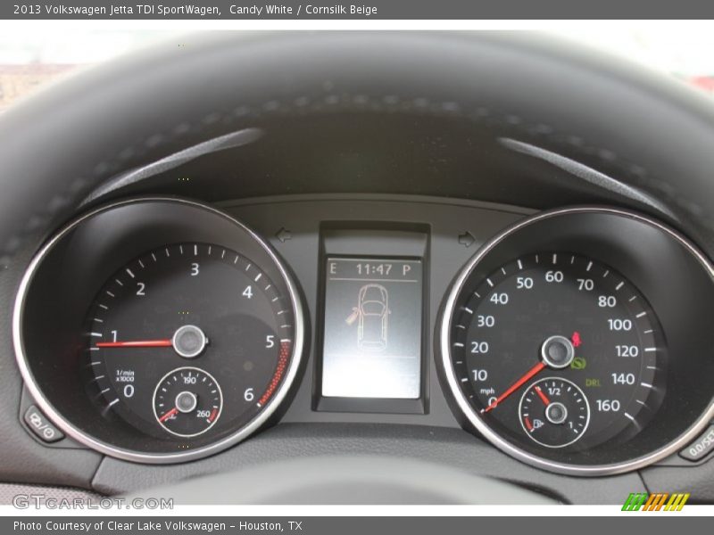 Candy White / Cornsilk Beige 2013 Volkswagen Jetta TDI SportWagen