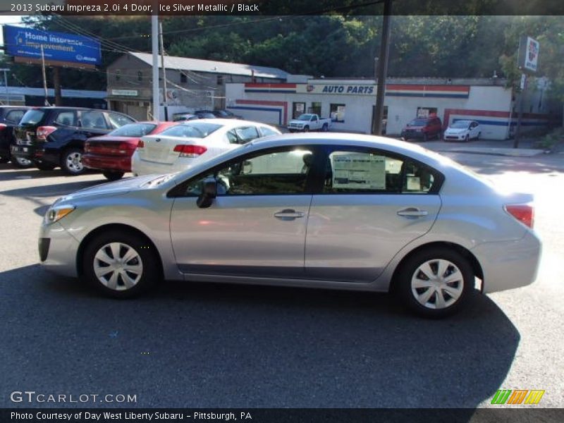 Ice Silver Metallic / Black 2013 Subaru Impreza 2.0i 4 Door