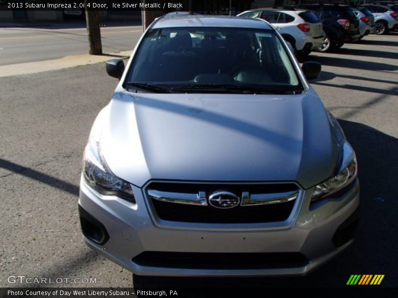Ice Silver Metallic / Black 2013 Subaru Impreza 2.0i 4 Door