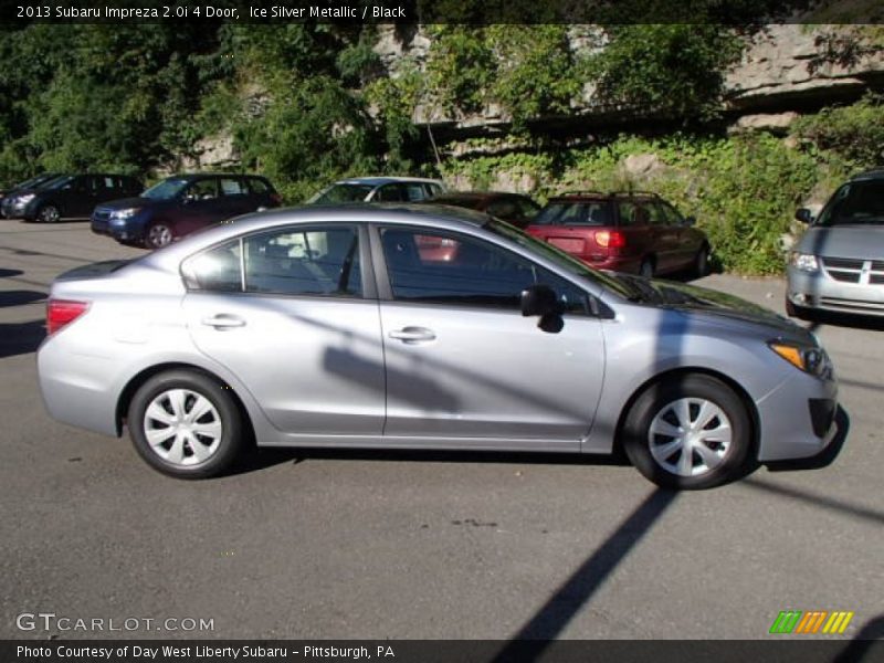 Ice Silver Metallic / Black 2013 Subaru Impreza 2.0i 4 Door