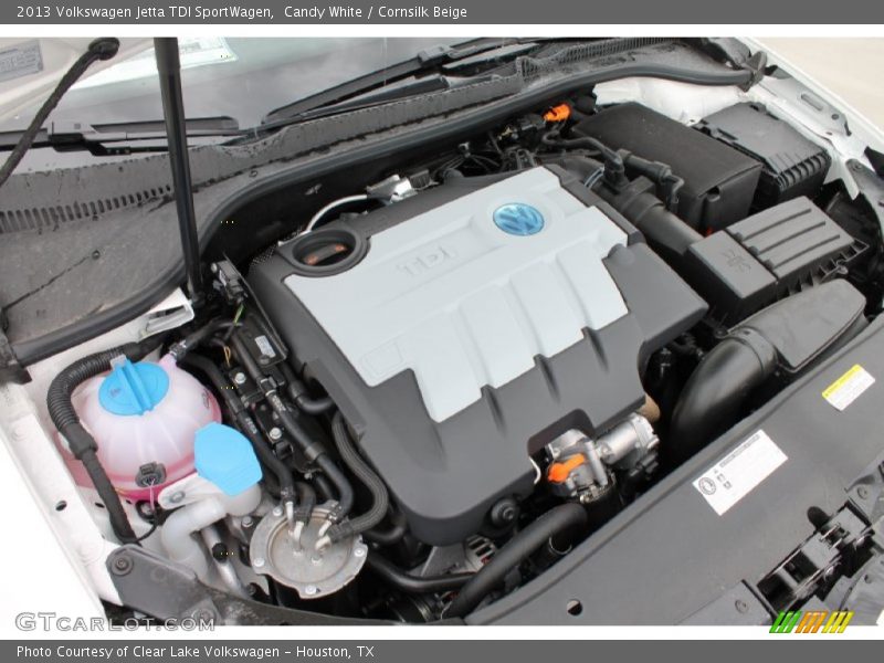 Candy White / Cornsilk Beige 2013 Volkswagen Jetta TDI SportWagen