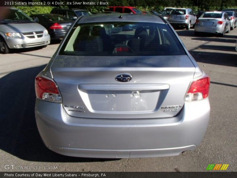 Ice Silver Metallic / Black 2013 Subaru Impreza 2.0i 4 Door