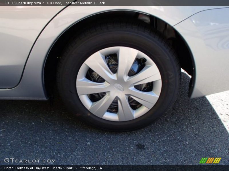 Ice Silver Metallic / Black 2013 Subaru Impreza 2.0i 4 Door