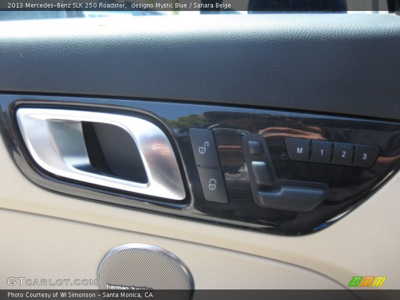designo Mystic Blue / Sahara Beige 2013 Mercedes-Benz SLK 250 Roadster