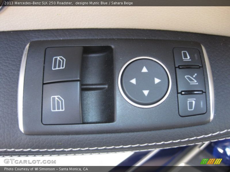 designo Mystic Blue / Sahara Beige 2013 Mercedes-Benz SLK 250 Roadster