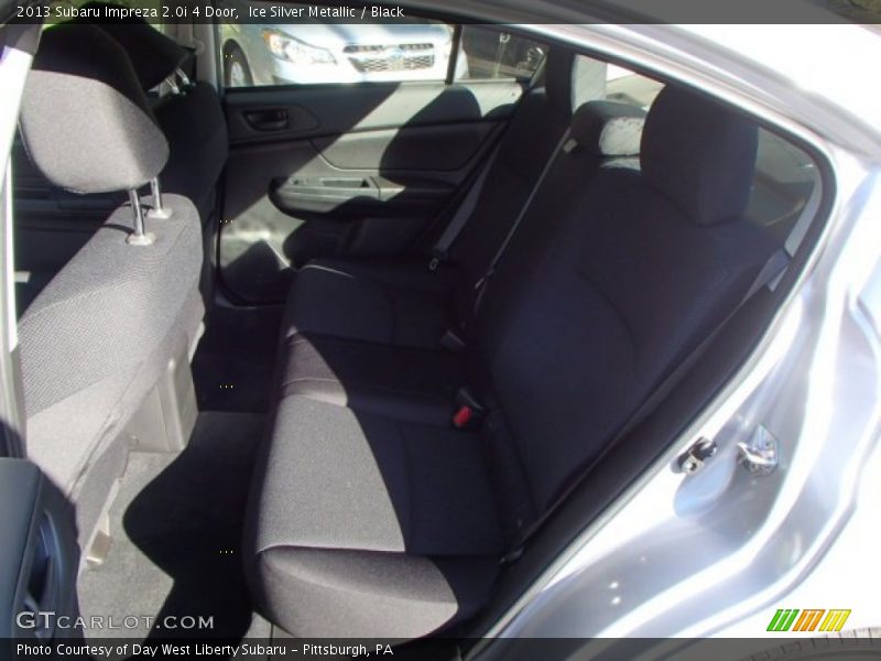 Ice Silver Metallic / Black 2013 Subaru Impreza 2.0i 4 Door