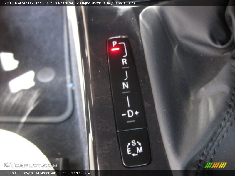 designo Mystic Blue / Sahara Beige 2013 Mercedes-Benz SLK 250 Roadster