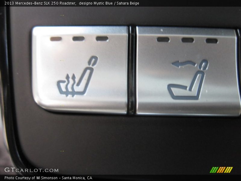 designo Mystic Blue / Sahara Beige 2013 Mercedes-Benz SLK 250 Roadster