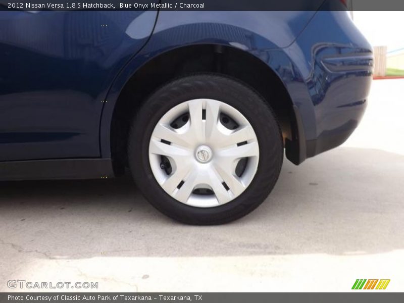 Blue Onyx Metallic / Charcoal 2012 Nissan Versa 1.8 S Hatchback