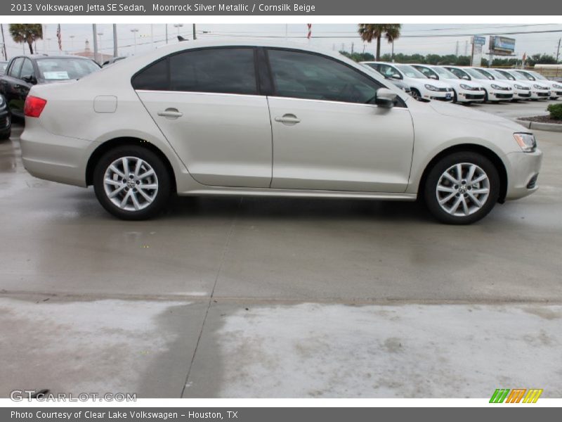 Moonrock Silver Metallic / Cornsilk Beige 2013 Volkswagen Jetta SE Sedan