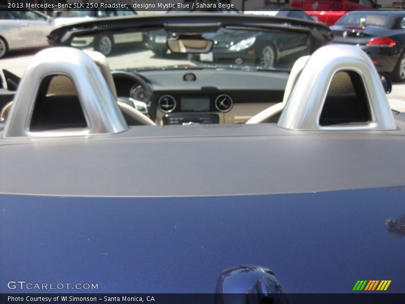 designo Mystic Blue / Sahara Beige 2013 Mercedes-Benz SLK 250 Roadster