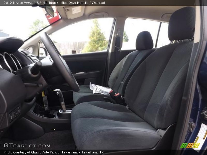 Blue Onyx Metallic / Charcoal 2012 Nissan Versa 1.8 S Hatchback