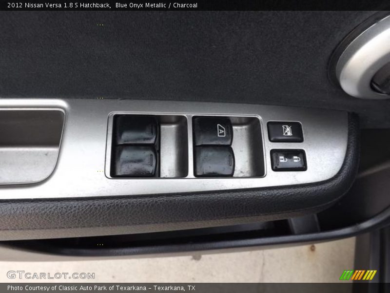 Blue Onyx Metallic / Charcoal 2012 Nissan Versa 1.8 S Hatchback