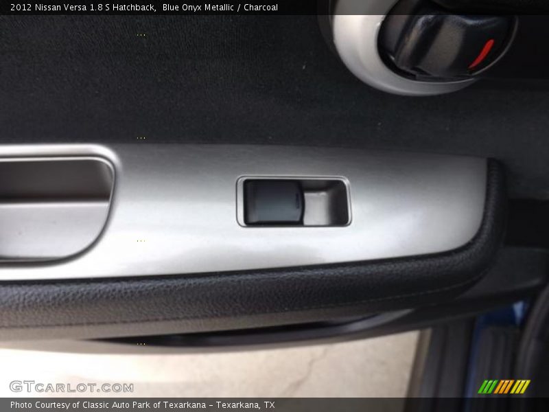 Blue Onyx Metallic / Charcoal 2012 Nissan Versa 1.8 S Hatchback
