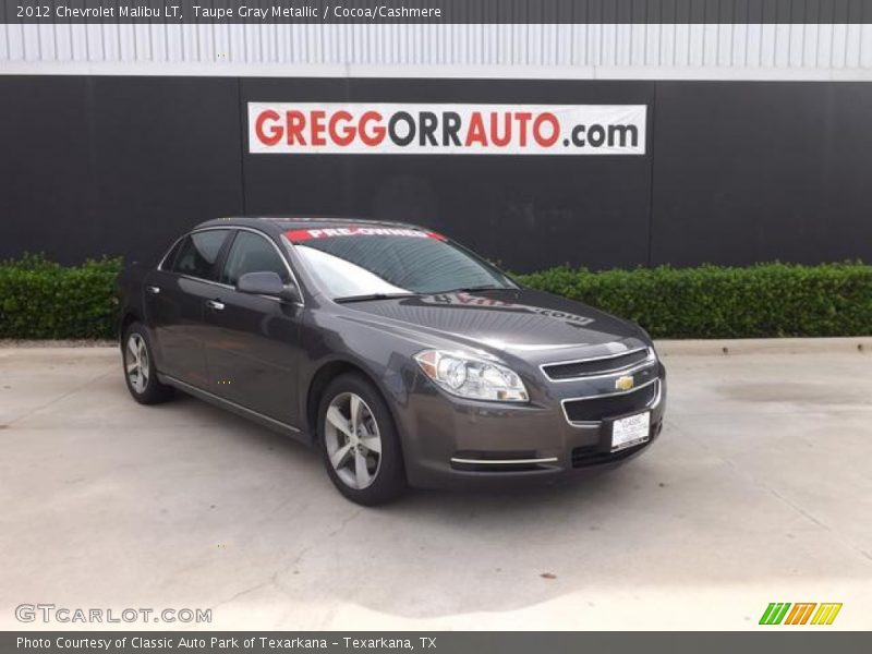 Taupe Gray Metallic / Cocoa/Cashmere 2012 Chevrolet Malibu LT