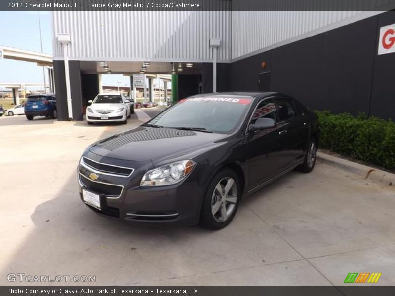 Taupe Gray Metallic / Cocoa/Cashmere 2012 Chevrolet Malibu LT