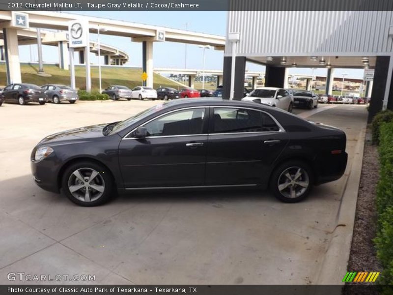 Taupe Gray Metallic / Cocoa/Cashmere 2012 Chevrolet Malibu LT