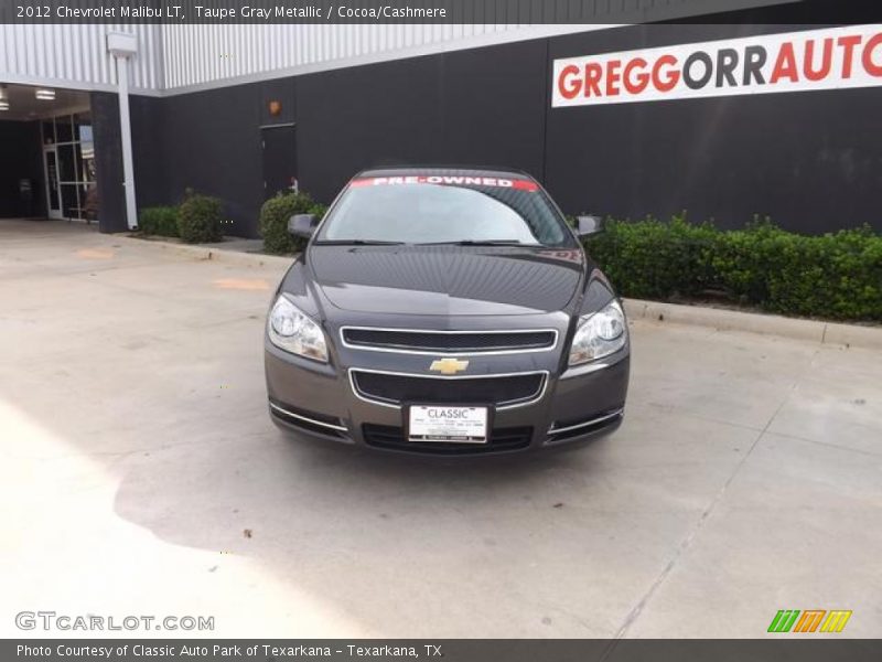 Taupe Gray Metallic / Cocoa/Cashmere 2012 Chevrolet Malibu LT