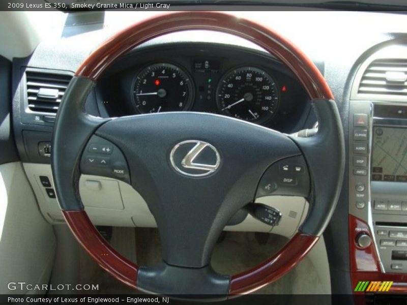 Smokey Granite Mica / Light Gray 2009 Lexus ES 350