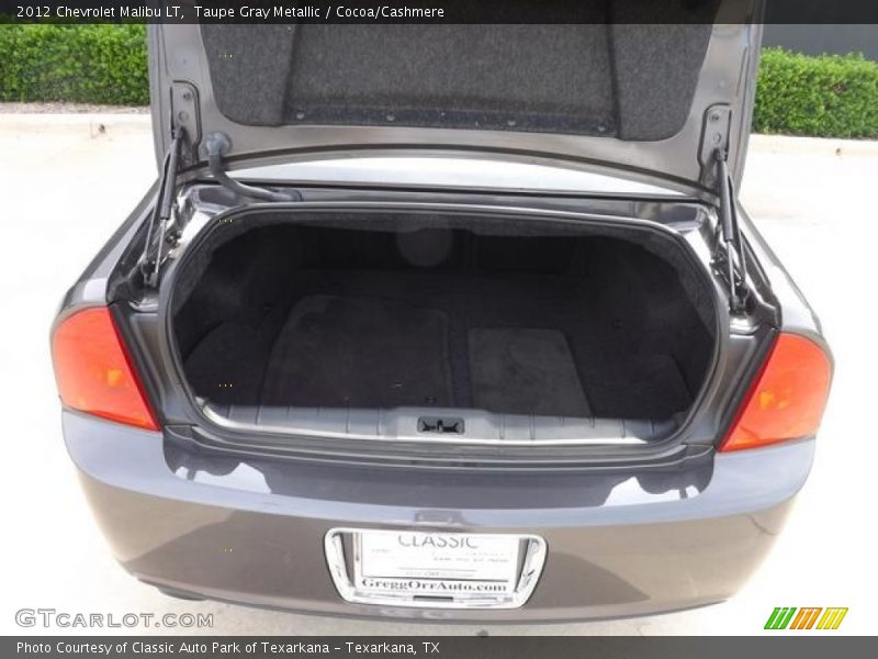 Taupe Gray Metallic / Cocoa/Cashmere 2012 Chevrolet Malibu LT