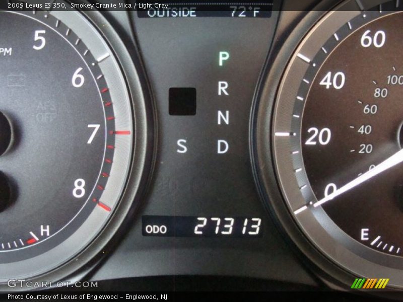 Smokey Granite Mica / Light Gray 2009 Lexus ES 350