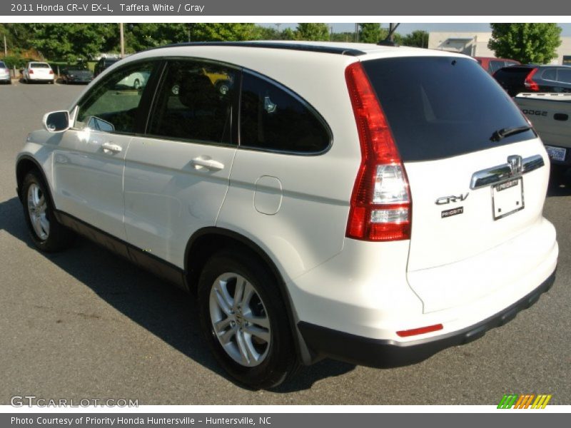 Taffeta White / Gray 2011 Honda CR-V EX-L