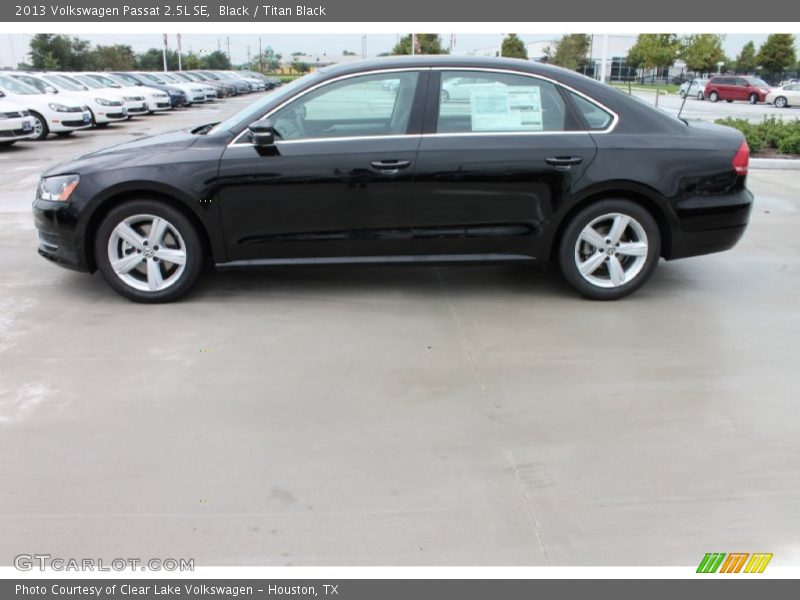 Black / Titan Black 2013 Volkswagen Passat 2.5L SE