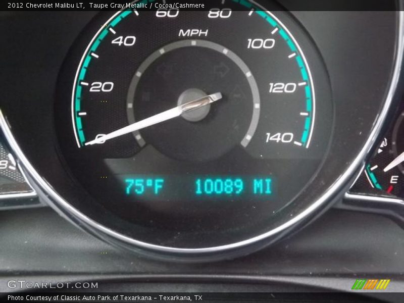 Taupe Gray Metallic / Cocoa/Cashmere 2012 Chevrolet Malibu LT