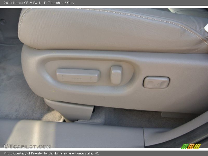 Taffeta White / Gray 2011 Honda CR-V EX-L