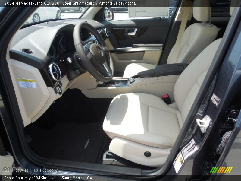 Steel Grey Metallic / Almond Beige/Mocha 2014 Mercedes-Benz GLK 350