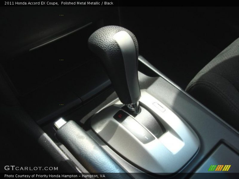 Polished Metal Metallic / Black 2011 Honda Accord EX Coupe