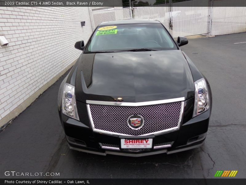 Black Raven / Ebony 2009 Cadillac CTS 4 AWD Sedan