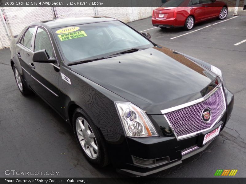 Black Raven / Ebony 2009 Cadillac CTS 4 AWD Sedan
