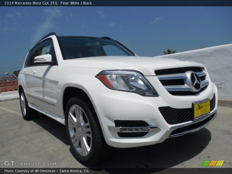 Polar White / Black 2014 Mercedes-Benz GLK 350