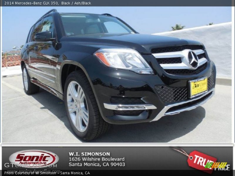 Black / Ash/Black 2014 Mercedes-Benz GLK 350