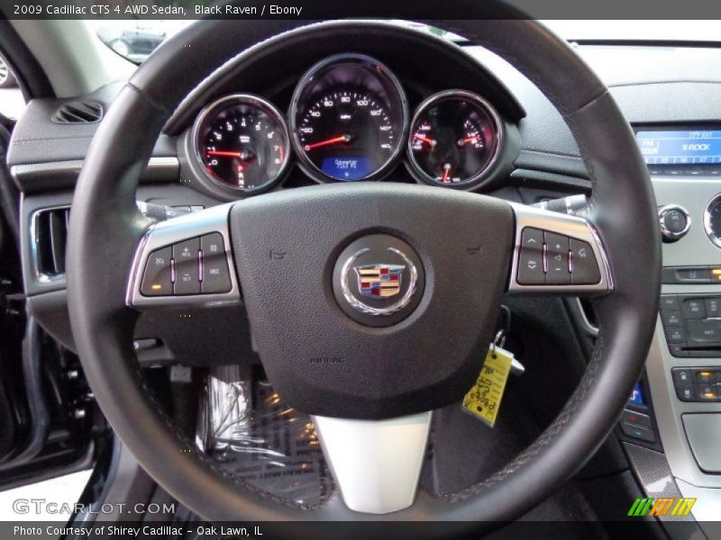 Black Raven / Ebony 2009 Cadillac CTS 4 AWD Sedan