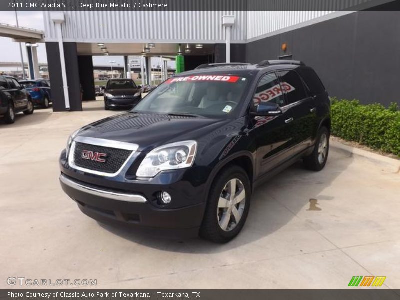 Deep Blue Metallic / Cashmere 2011 GMC Acadia SLT