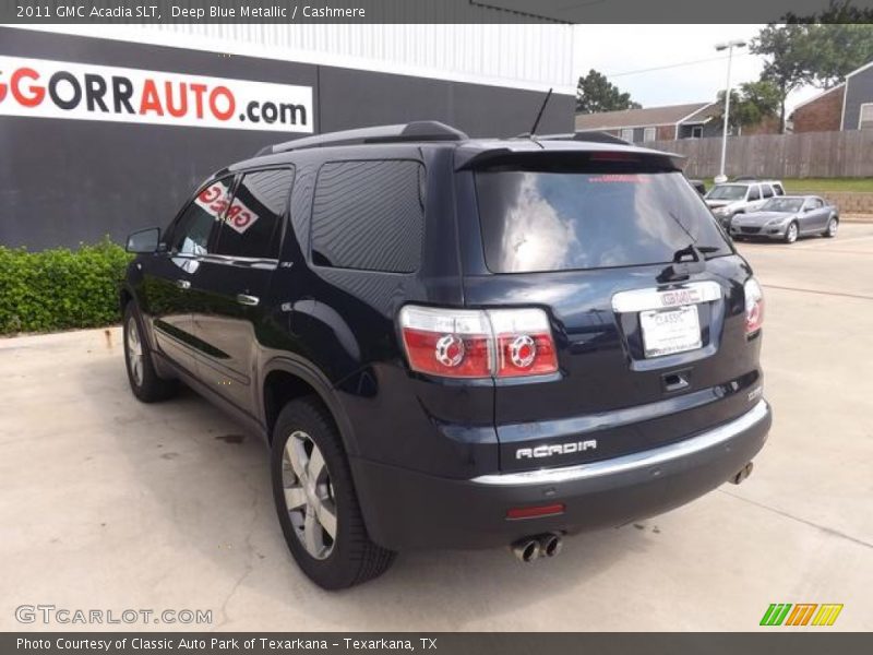 Deep Blue Metallic / Cashmere 2011 GMC Acadia SLT