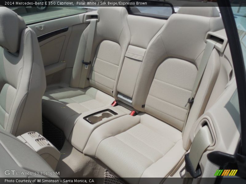 Polar White / Silk Beige/Espresso Brown 2014 Mercedes-Benz E 350 Cabriolet