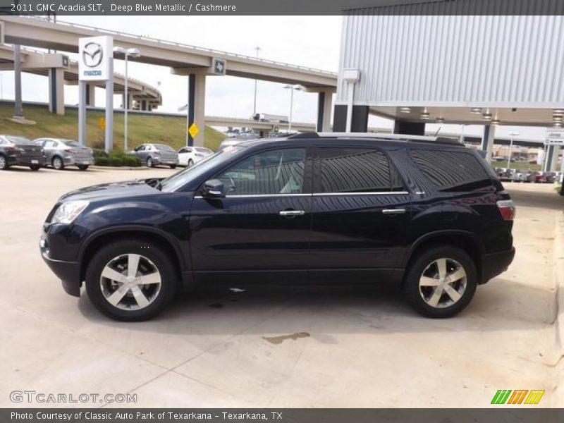 Deep Blue Metallic / Cashmere 2011 GMC Acadia SLT