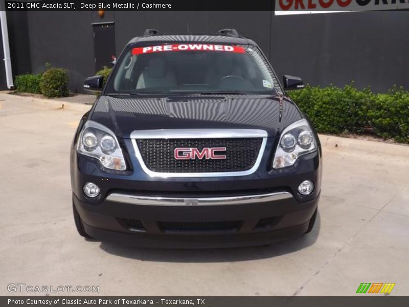 Deep Blue Metallic / Cashmere 2011 GMC Acadia SLT