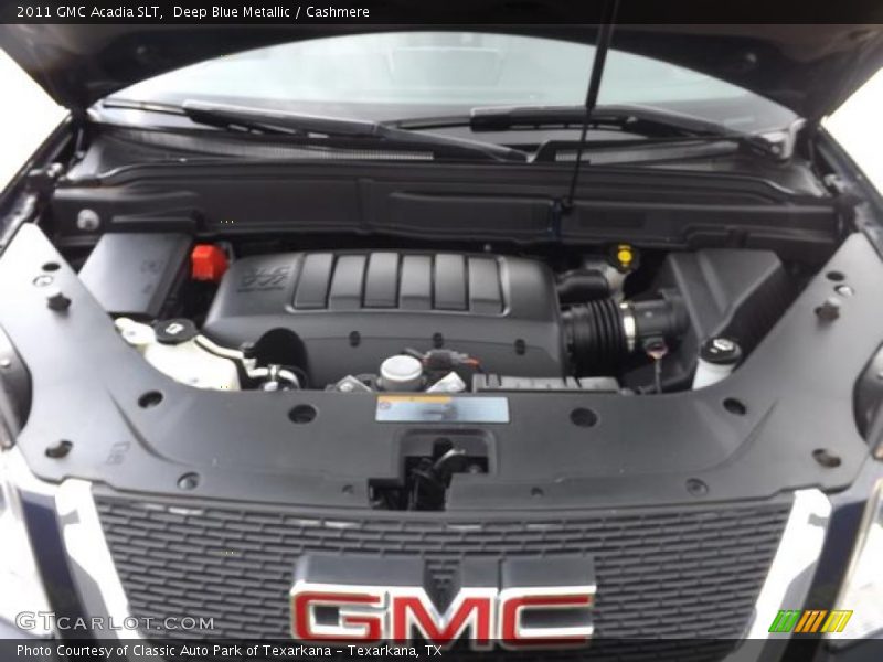 Deep Blue Metallic / Cashmere 2011 GMC Acadia SLT