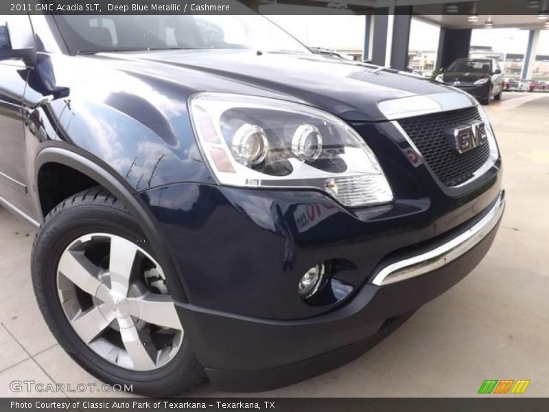 Deep Blue Metallic / Cashmere 2011 GMC Acadia SLT