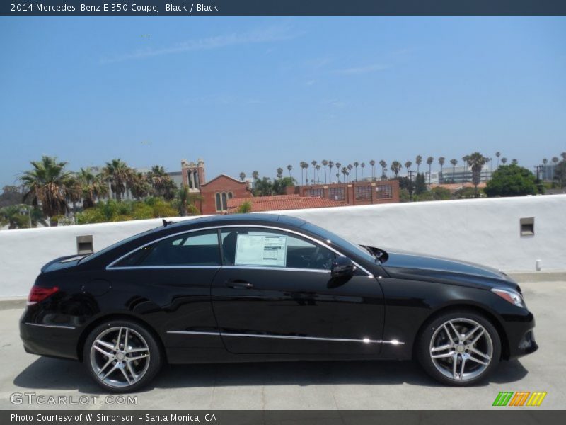 Black / Black 2014 Mercedes-Benz E 350 Coupe