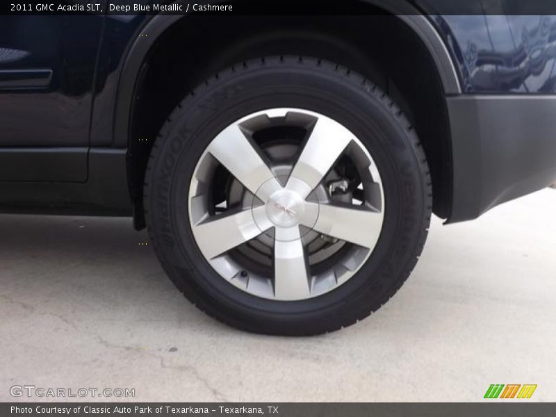 Deep Blue Metallic / Cashmere 2011 GMC Acadia SLT