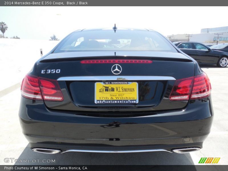 Black / Black 2014 Mercedes-Benz E 350 Coupe