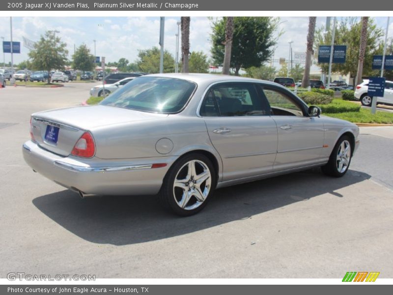 Platinum Silver Metallic / Champagne 2005 Jaguar XJ Vanden Plas